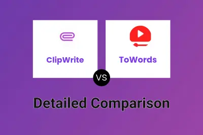 ClipWrite vs ToWords Detailed comparison features, price