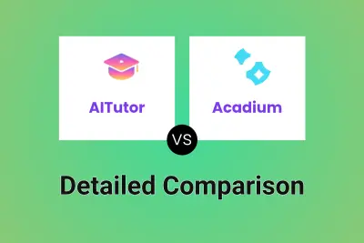 AITutor vs Acadium Detailed comparison features, price