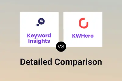 Keyword Insights vs KWHero Detailed comparison features, price