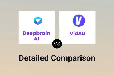 Deepbrain AI vs VidAU Detailed comparison features, price