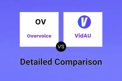 Overvoice vs VidAU Detailed comparison features, price