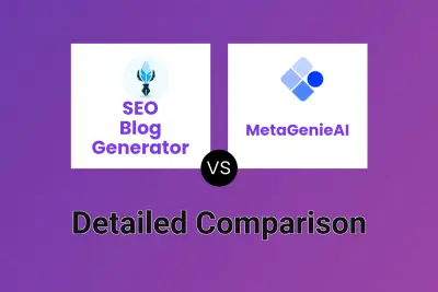 SEO Blog Generator vs MetaGenieAI Detailed comparison features, price