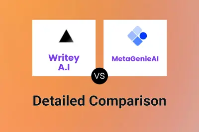 Writey A.I vs MetaGenieAI Detailed comparison features, price