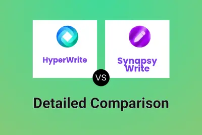 HyperWrite vs Synapsy Write Detailed comparison features, price