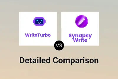 WriteTurbo vs Synapsy Write Detailed comparison features, price