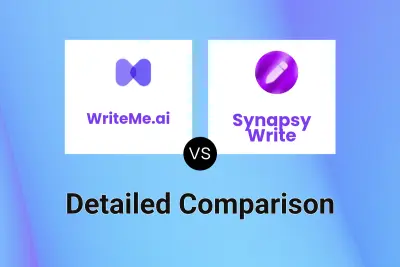 WriteMe.ai vs Synapsy Write Detailed comparison features, price