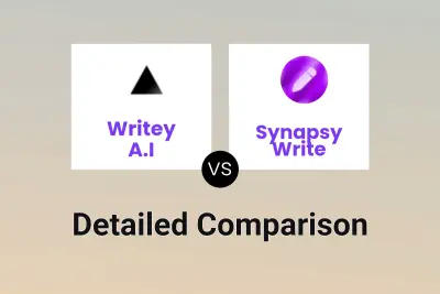 Writey A.I vs Synapsy Write Detailed comparison features, price