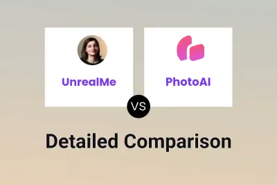 UnrealMe vs PhotoAI Detailed comparison features, price