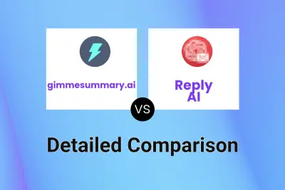 gimmesummary.ai vs Reply AI Detailed comparison features, price