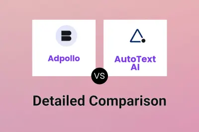 Adpollo vs AutoText AI Detailed comparison features, price