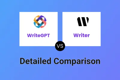 WriteGPT vs Writer Detailed comparison features, price