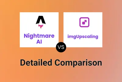 Nightmare AI vs imgUpscaling Detailed comparison features, price