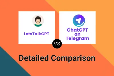 LetsTalkGPT vs ChatGPT on Telegram Detailed comparison features, price