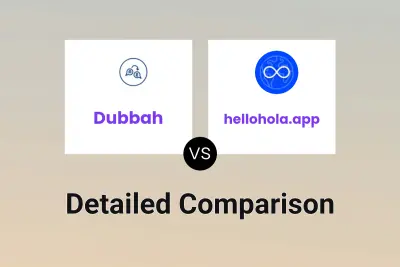 Dubbah vs hellohola.app Detailed comparison features, price