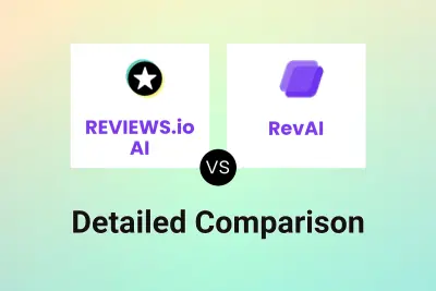 REVIEWS.io AI vs RevAI Detailed comparison features, price