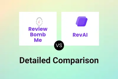 Review Bomb Me vs RevAI Detailed comparison features, price