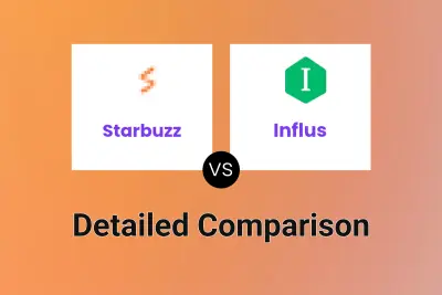 Starbuzz vs Influs Detailed comparison features, price