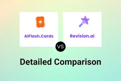 AIFlash.Cards vs Revision.ai Detailed comparison features, price