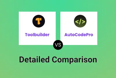 Toolbuilder vs AutoCodePro Detailed comparison features, price