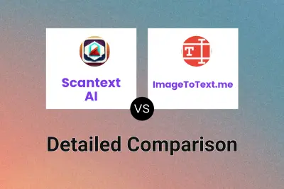 Scantext AI vs ImageToText.me Detailed comparison features, price