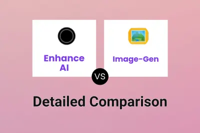 Enhance AI vs Image-Gen Detailed comparison features, price