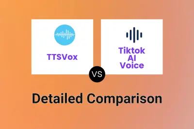 TTSVox vs Tiktok AI Voice Detailed comparison features, price