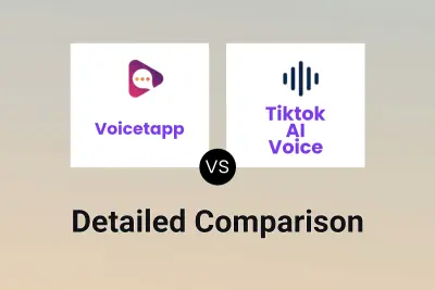 Voicetapp vs Tiktok AI Voice Detailed comparison features, price