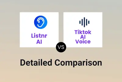 Listnr AI vs Tiktok AI Voice Detailed comparison features, price