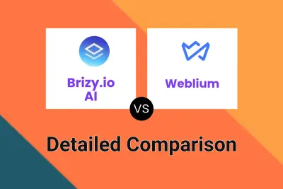 Brizy.io AI vs Weblium Detailed comparison features, price