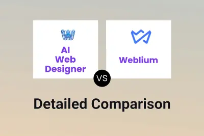 AI Web Designer vs Weblium Detailed comparison features, price