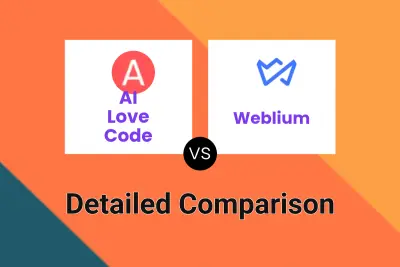 AI Love Code vs Weblium Detailed comparison features, price