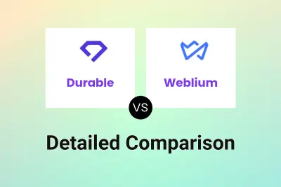 Durable vs Weblium Detailed comparison features, price