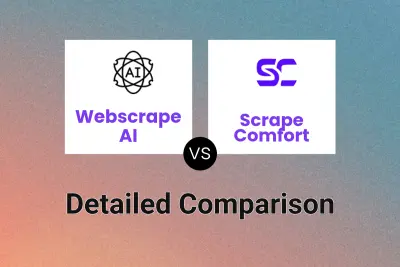 Webscrape AI vs Scrape Comfort Detailed comparison features, price