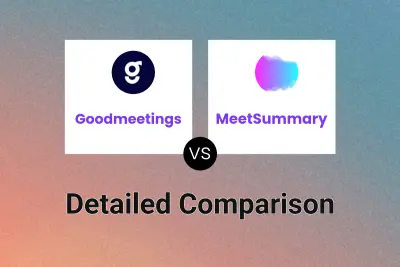 Goodmeetings vs MeetSummary Detailed comparison features, price