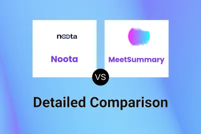 Noota vs MeetSummary Detailed comparison features, price