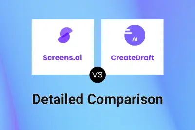 Screens.ai vs CreateDraft Detailed comparison features, price