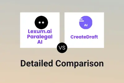 Lexum.ai Paralegal AI vs CreateDraft Detailed comparison features, price