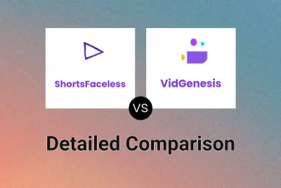 ShortsFaceless vs VidGenesis Detailed comparison features, price