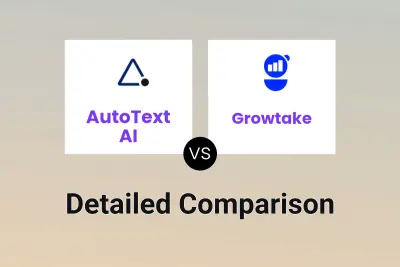 AutoText AI vs Growtake Detailed comparison features, price