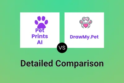 Pet Prints AI vs DrawMy.Pet Detailed comparison features, price