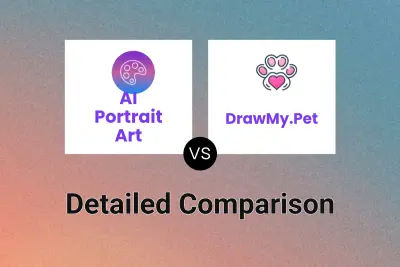 AI Portrait Art vs DrawMy.Pet Detailed comparison features, price