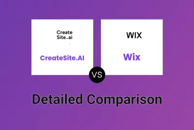 CreateSite.AI vs Wix Detailed comparison features, price