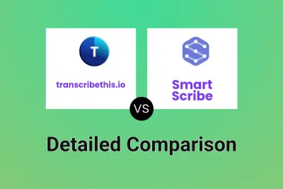 transcribethis.io vs Smart Scribe Detailed comparison features, price