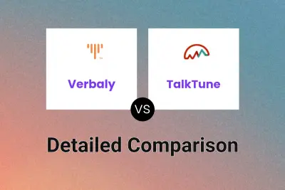 Verbaly vs TalkTune Detailed comparison features, price