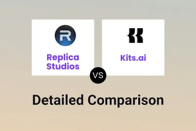 Replica Studios vs Kits.ai Detailed comparison features, price