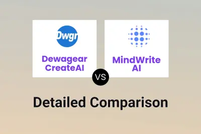 Dewagear CreateAI vs MindWrite AI Detailed comparison features, price