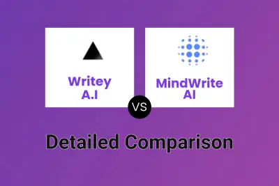 Writey A.I vs MindWrite AI Detailed comparison features, price