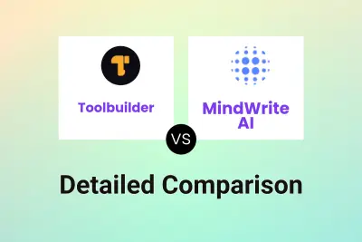 Toolbuilder vs MindWrite AI Detailed comparison features, price