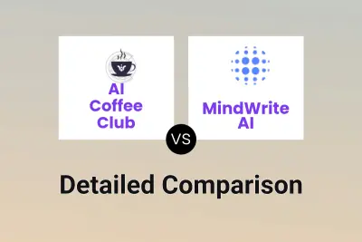 AI Coffee Club vs MindWrite AI Detailed comparison features, price