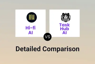 Hi-fi AI vs Task Hub AI Detailed comparison features, price